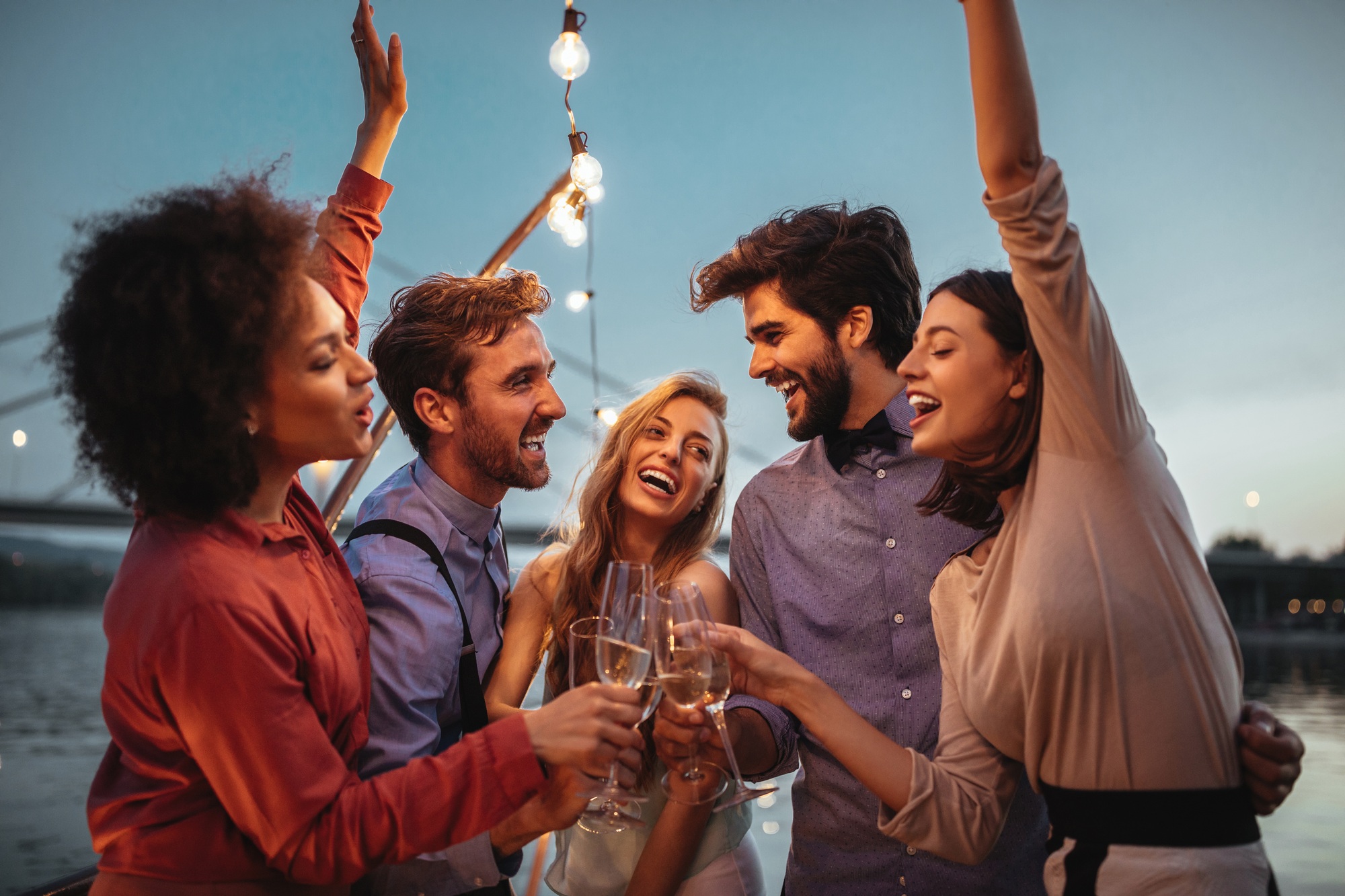 Enjoying an awesome party